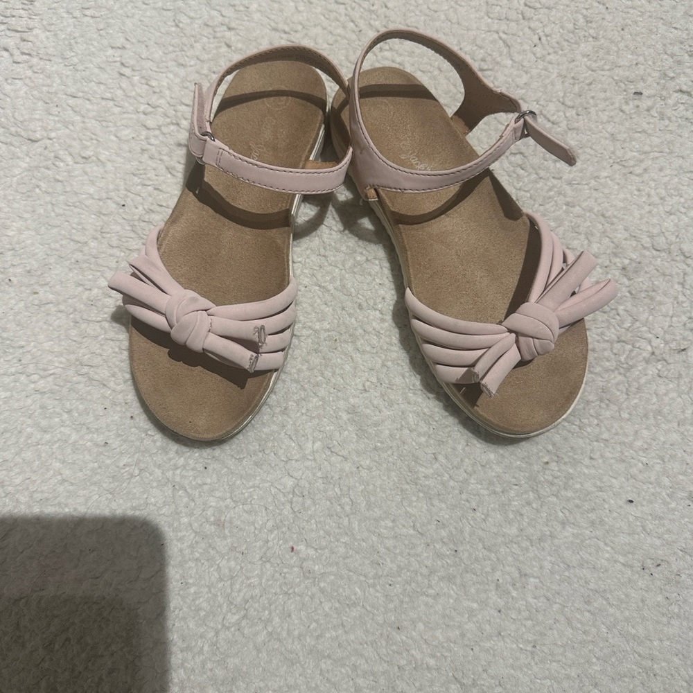 Cat & Jack Light Pink Knotted Sandals